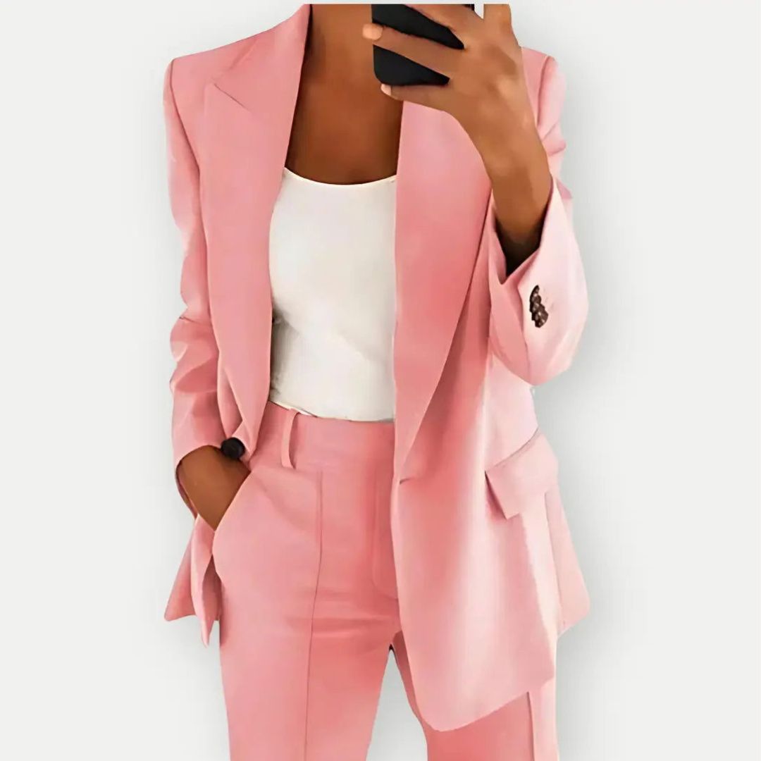 Tailored Blazer and Trouser Set for Women