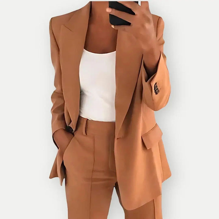 Tailored Blazer and Trouser Set for Women