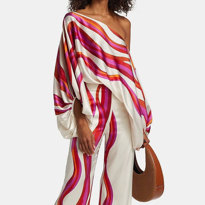 Two-Piece Summer Top and Shorts Set for Women