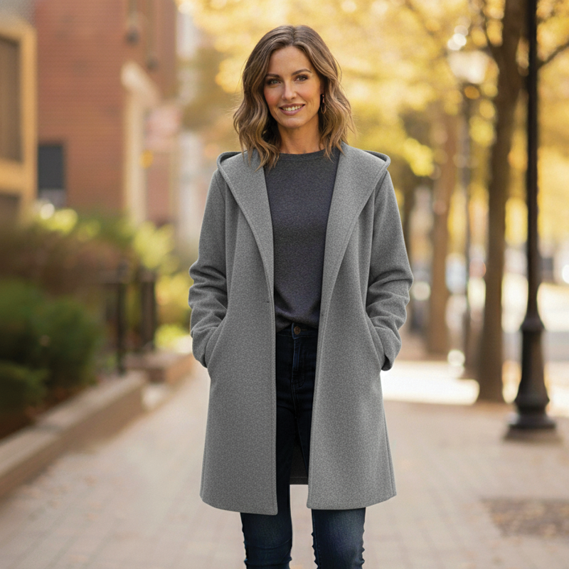 Oversized Hooded Coat for Women