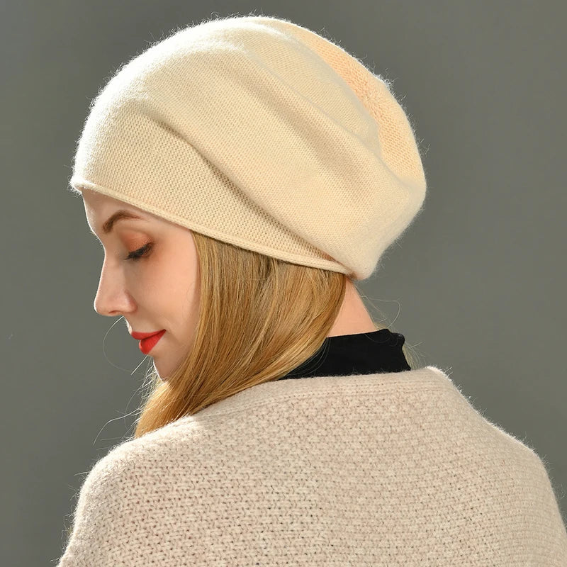 Soft Knit Beanie Hat for Women