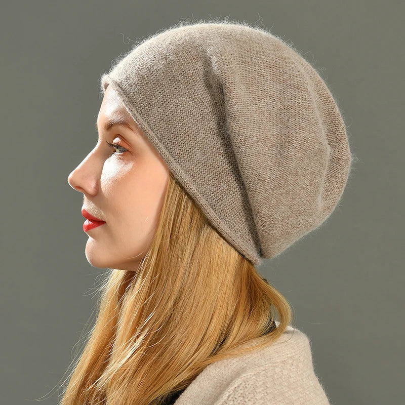 Soft Knit Beanie Hat for Women