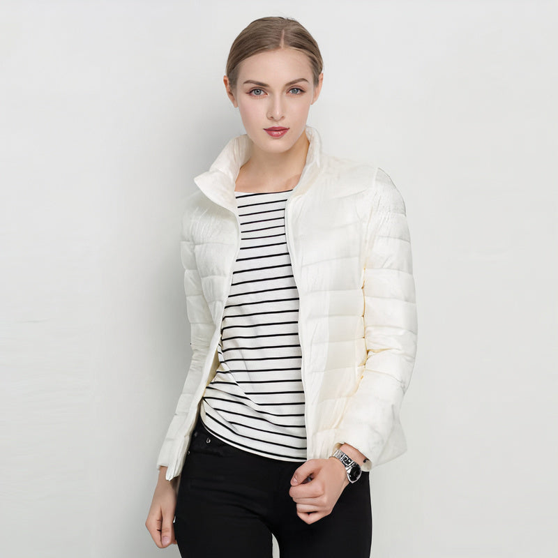 Lightweight Quilted Puffer Jacket for Women