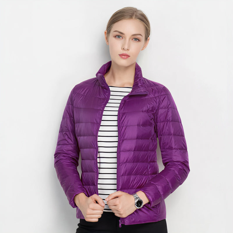Lightweight Quilted Puffer Jacket for Women