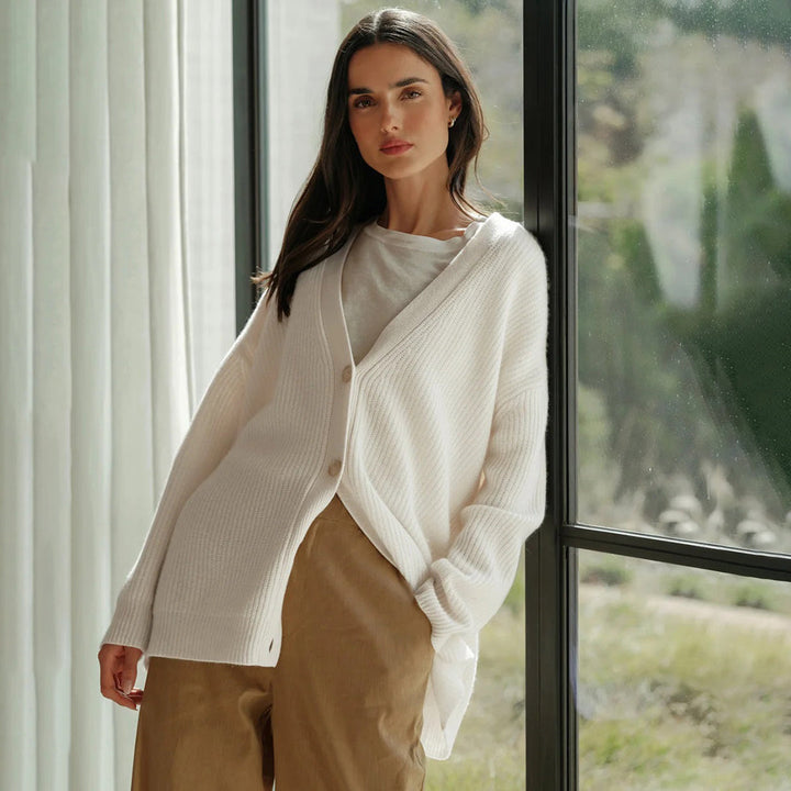 Oversized Cashmere Cardigan for Women