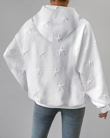 Knit Long Sleeve Hoodie for Women