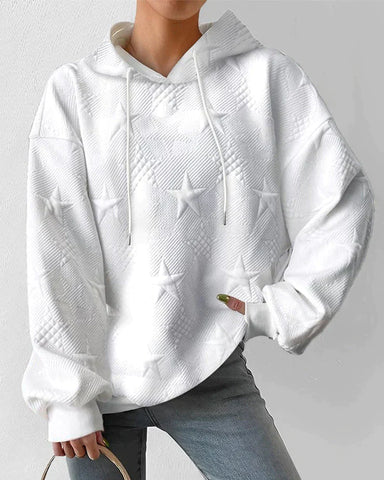 Knit Long Sleeve Hoodie for Women