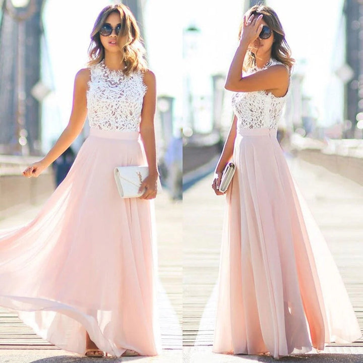 Lace Bodice Maxi Dress for Women