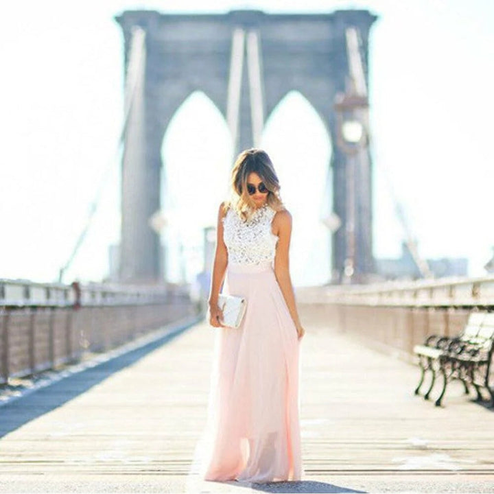Lace Bodice Maxi Dress for Women