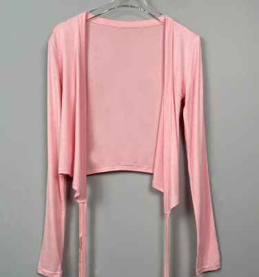Wrap Front Pilates Top for Women