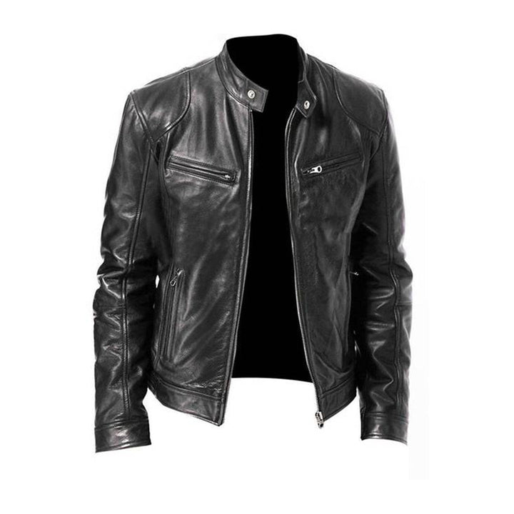Lightweight Leather Summer Jacket for Men
