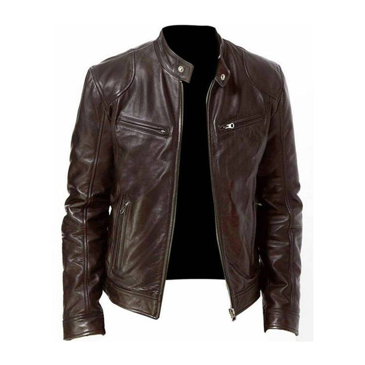 Lightweight Leather Summer Jacket for Men