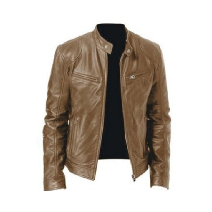 Lightweight Leather Summer Jacket for Men