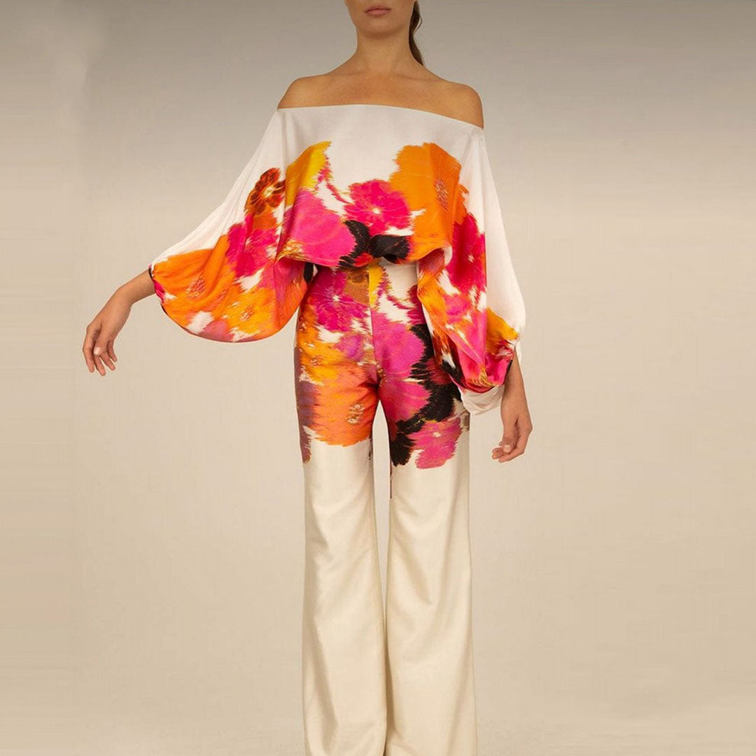 Two-Piece Summer Top and Shorts Set for Women