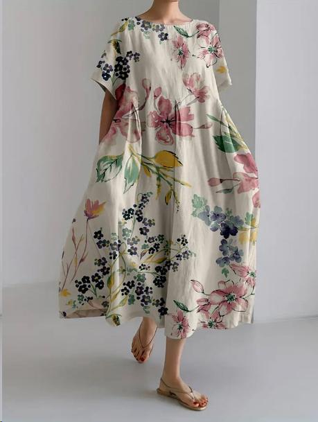 Floral Print Maxi Dress for Women