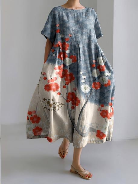 Floral Print Maxi Dress for Women