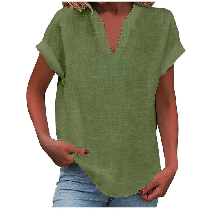 V-Neck Relaxed Fit T-Shirt for Women