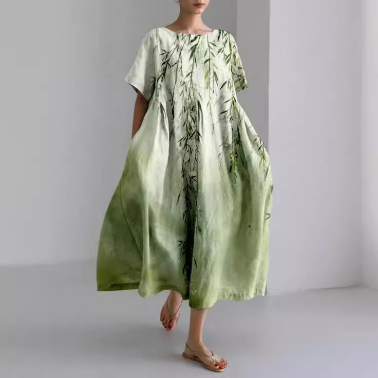 Floral Print Maxi Dress for Women