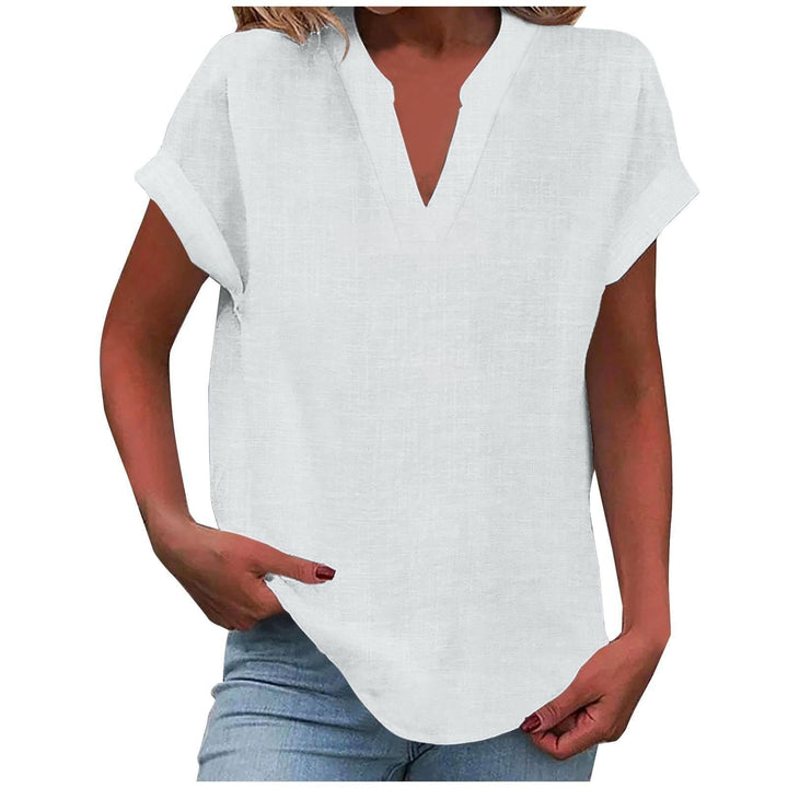 V-Neck Relaxed Fit T-Shirt for Women