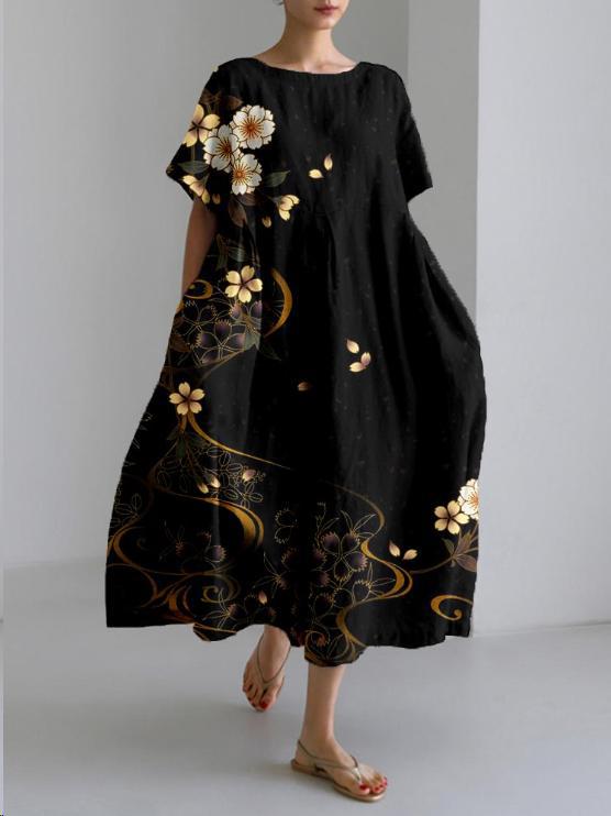 Floral Print Maxi Dress for Women