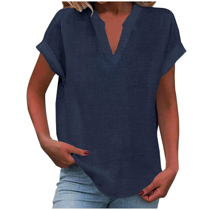 V-Neck Relaxed Fit T-Shirt for Women