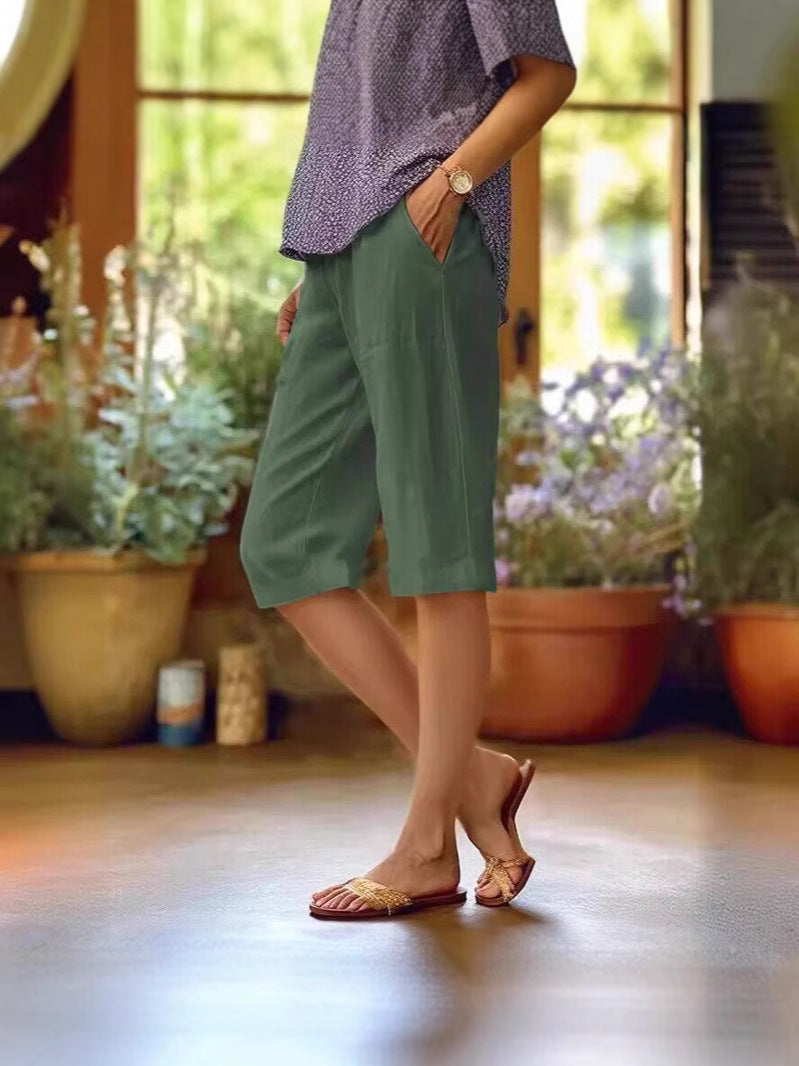 Relaxed Bermuda Shorts for Women