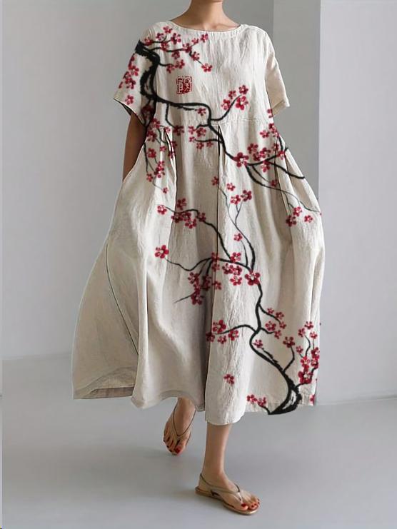 Floral Print Maxi Dress for Women