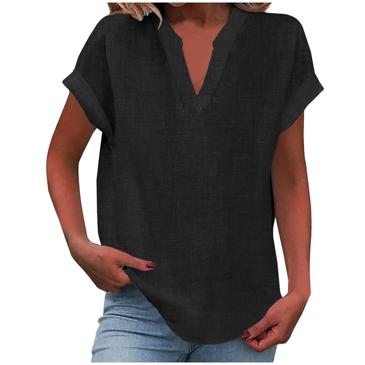 V-Neck Relaxed Fit T-Shirt for Women