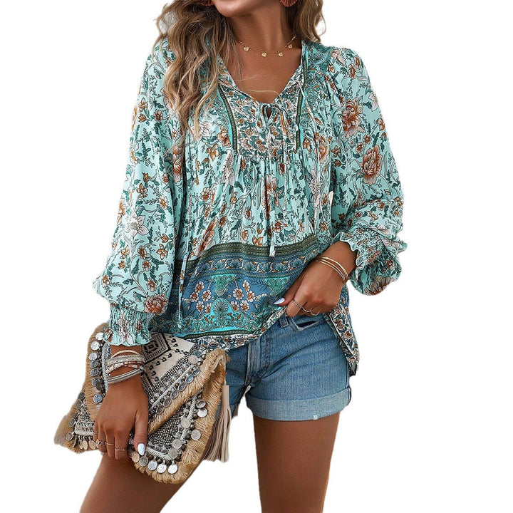 Floral Loose Blouse for Women