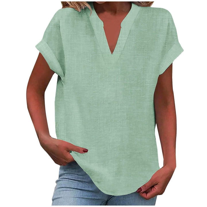 V-Neck Relaxed Fit T-Shirt for Women