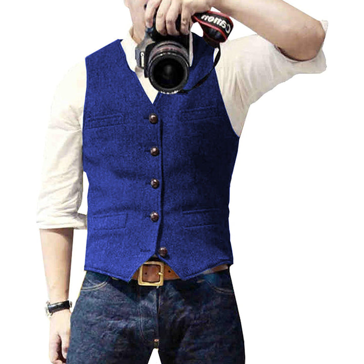 Slim Fit Summer Vest for Men