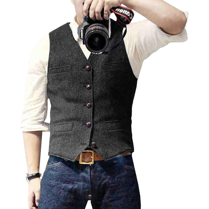 Slim Fit Summer Vest for Men