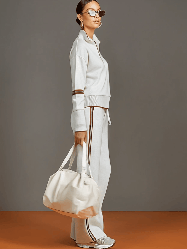 Half Zip Jogger Co-Ord Set for Women