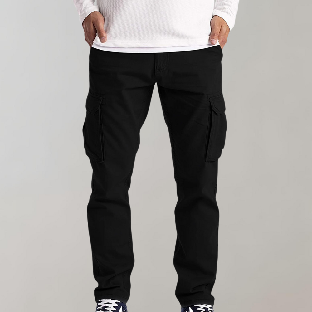Multi Pocket Slim Fit Cargo Pants for Men