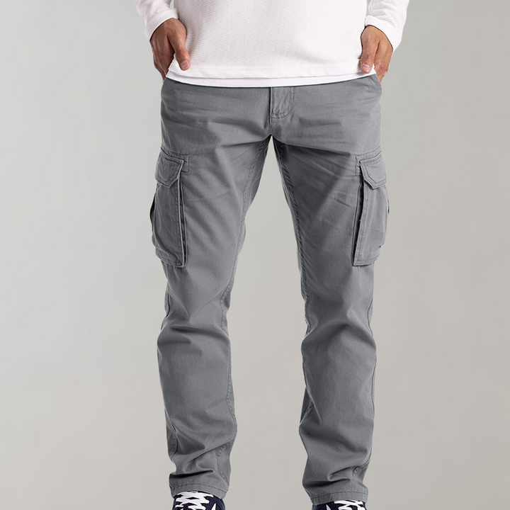 Multi Pocket Slim Fit Cargo Pants for Men