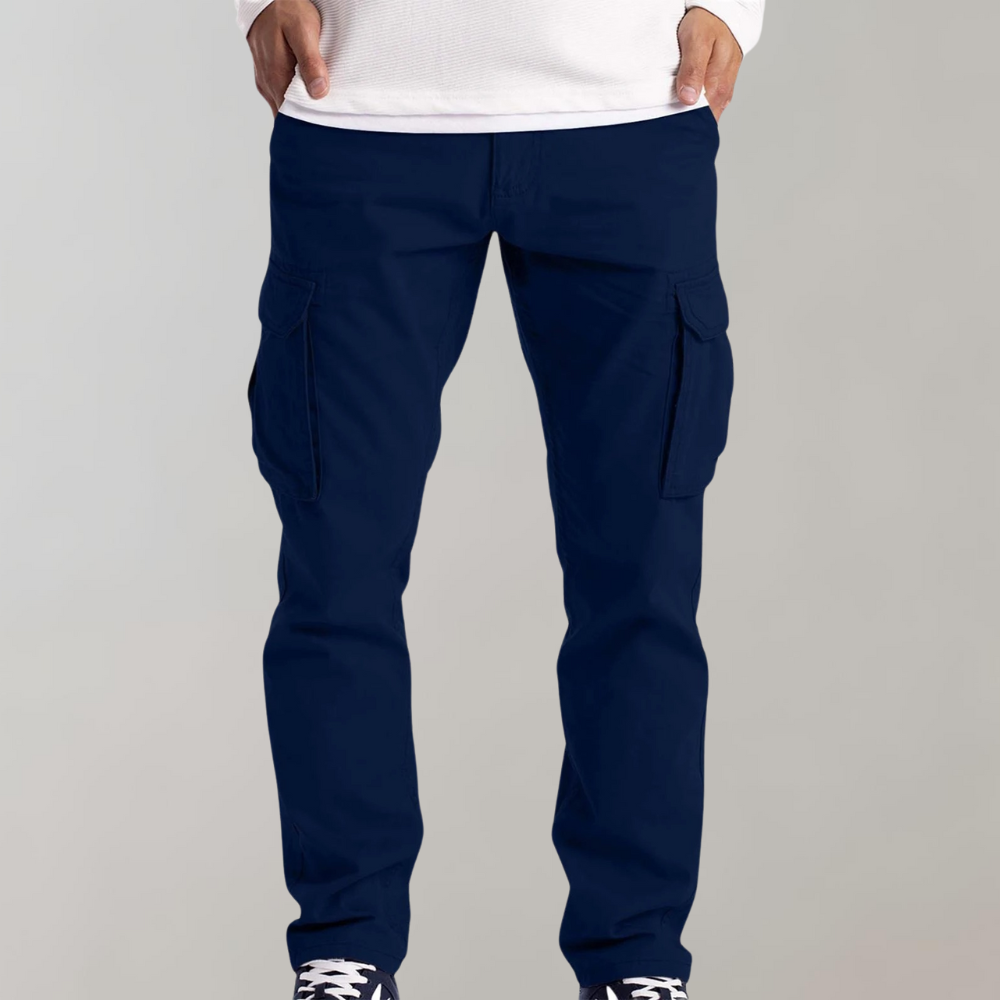 Multi Pocket Slim Fit Cargo Pants for Men