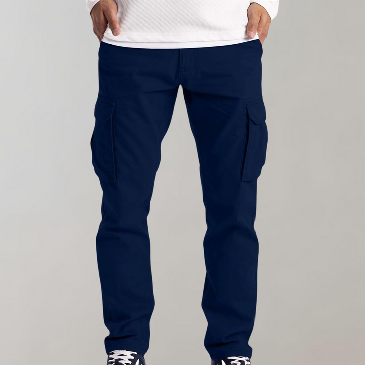 Multi Pocket Slim Fit Cargo Pants for Men