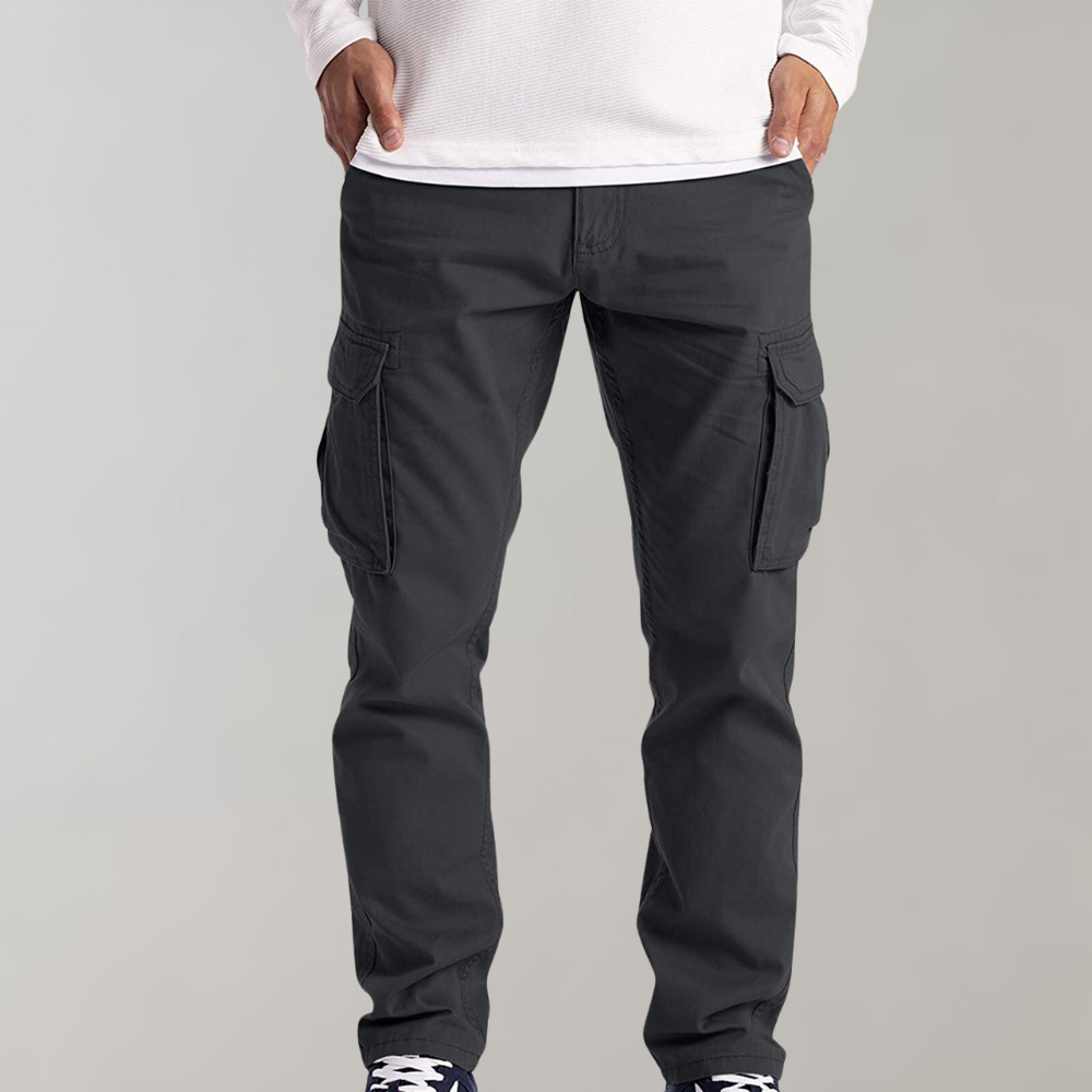 Multi Pocket Slim Fit Cargo Pants for Men
