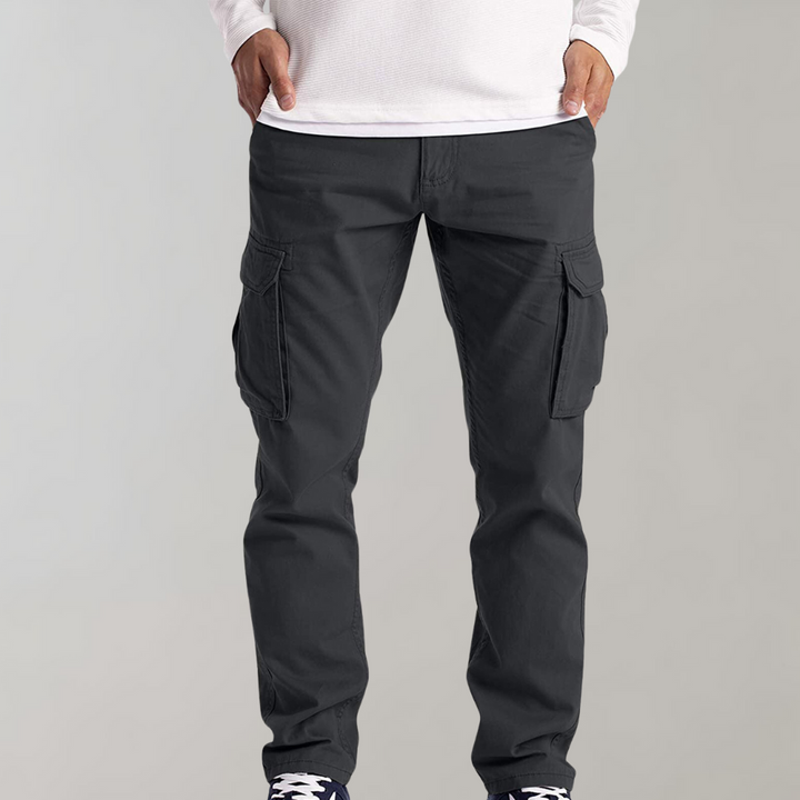 Multi Pocket Slim Fit Cargo Pants for Men
