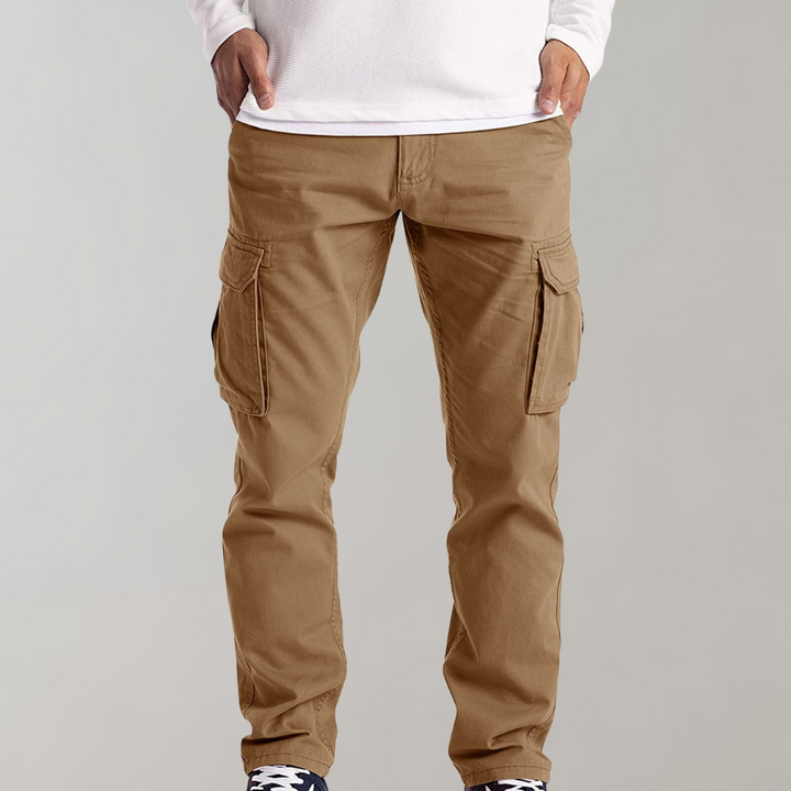 Multi Pocket Slim Fit Cargo Pants for Men