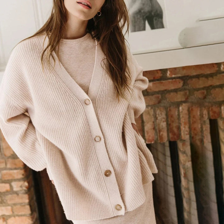Oversized Cashmere Cardigan for Women
