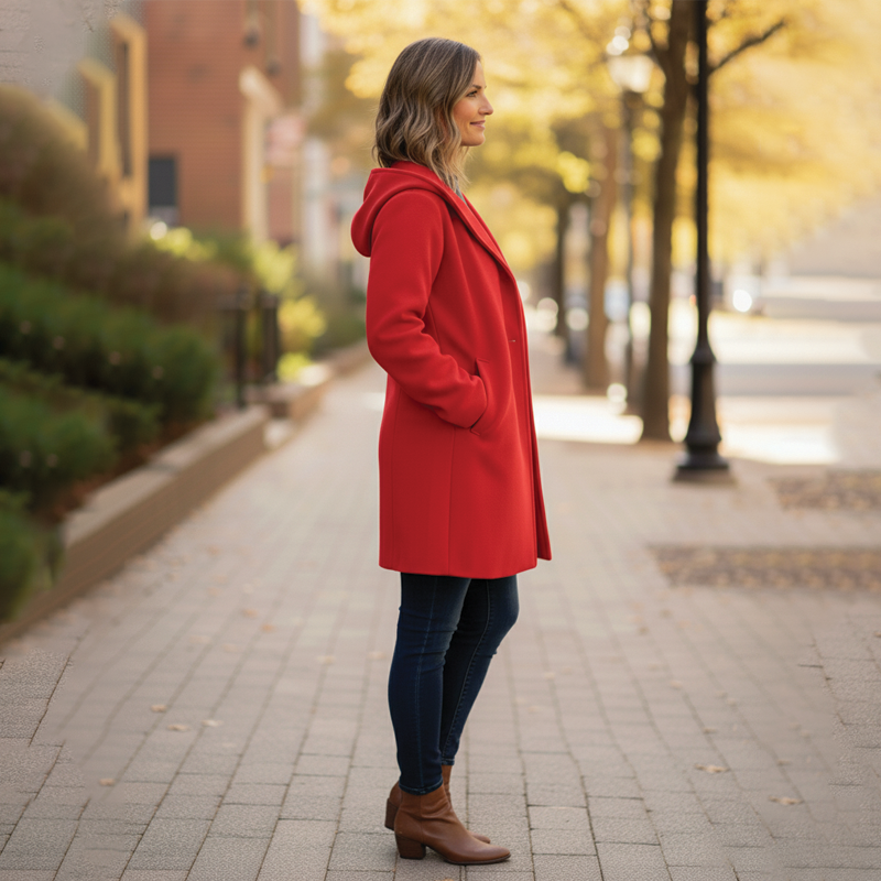 Oversized Hooded Coat for Women