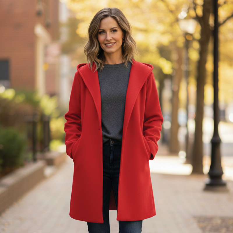 Oversized Hooded Coat for Women