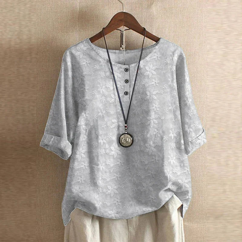 Printed Bohemian Blouse for Women