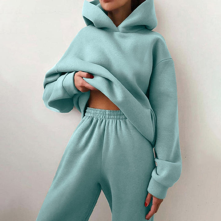 Oversized Hoodie and Jogger Set for Women