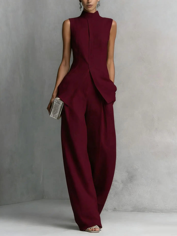 Sleeveless Wide-Leg Jumpsuit for Women