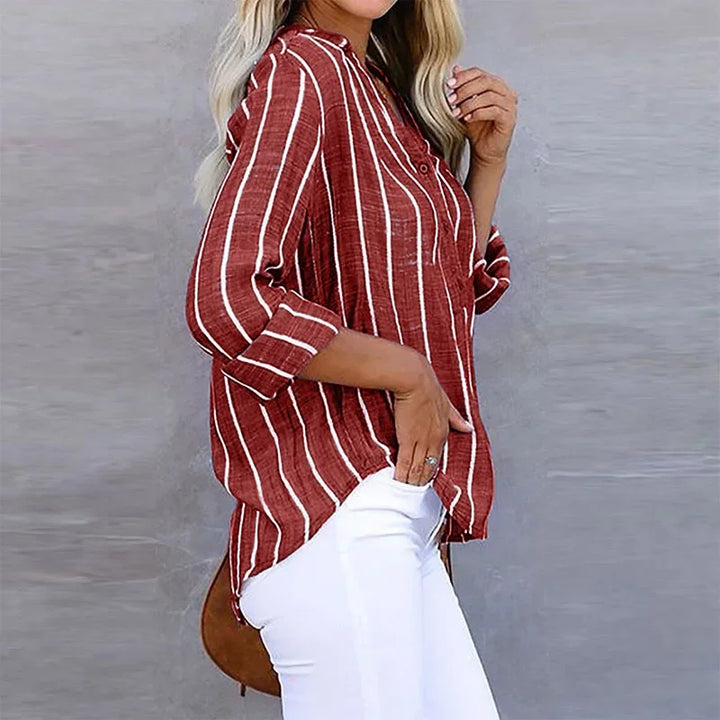 Striped Oversized Shirt for Women