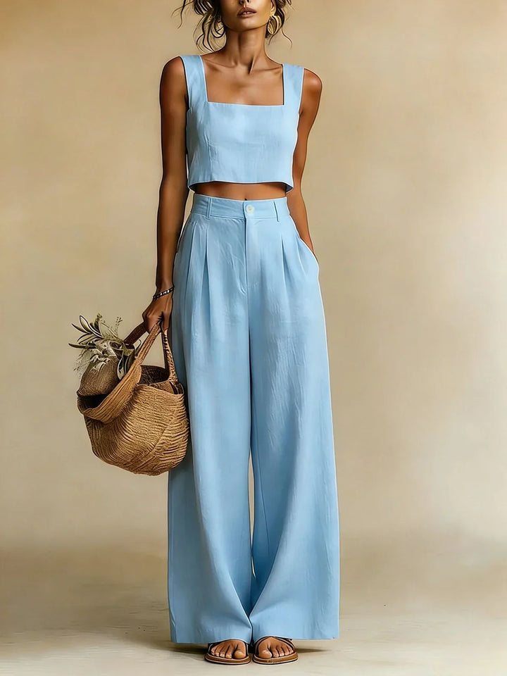 Palazzo Trouser and Top 2-Piece Set for Women