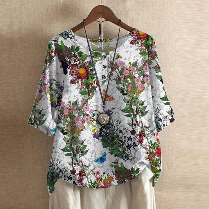 Printed Bohemian Blouse for Women