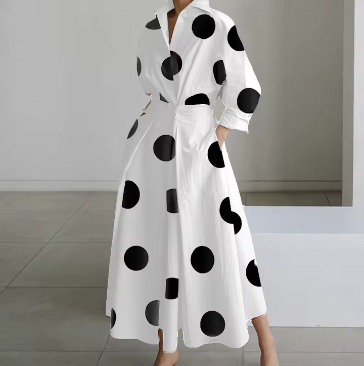 Button-Down Shirt Maxi Dress for Women